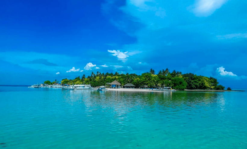3 Islands Hopping at Gilutungan, Caohagan, Nalusuan + Lunch - Nalusuan marine sanctuary snorkeling, another chance at clear water