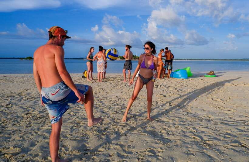 Bohol Virgin Island Sunset Tour - After-sunset swim energy: night swimming without the drama
