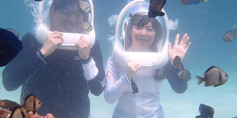 Boracay: Helmet Diving Experience with Photos and Videos - Speedboat thrill: what happens before you step into the water
