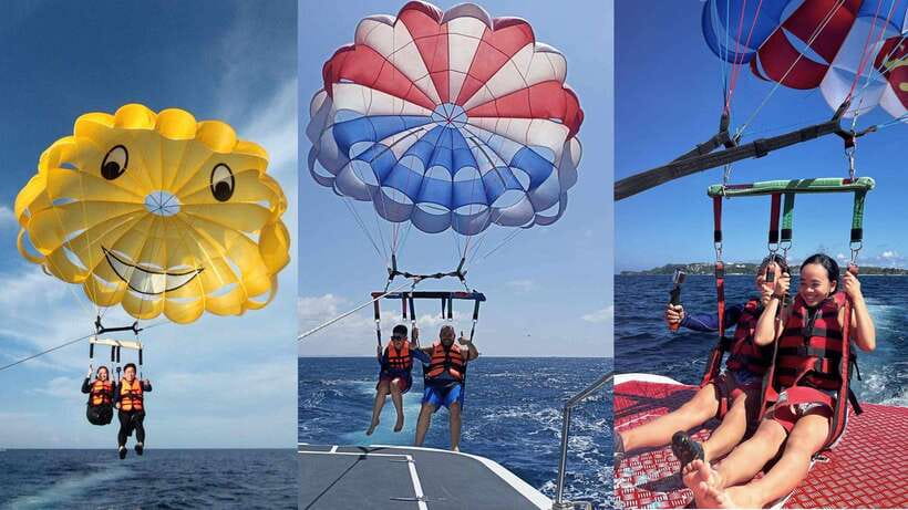 Boracay Parasailing with Insta 360 - Safety Gear, Life Jacket Support, and a Calm Start