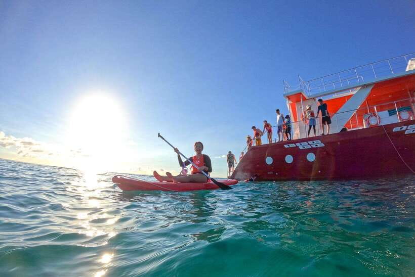 Boracay: Red Whale Party Cruise w/ Snacks & Water Activities - Getting there: Astoria Boracay meetup and the 8:15 start