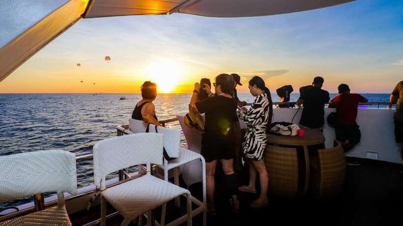 Boracay: Scenic Sunset Cruise with Live Music - The Diamond Yacht experience, from submarine cabin to sun deck