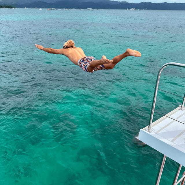Boracay Sunset Cruise with RedWhale Party Yacht - Angol Point Beach Resort Stop: The Longer Play Window for Swims and Kayaks