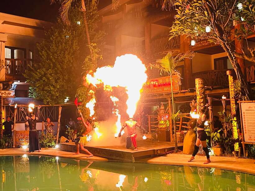 Borocay: Fire Dancing Show at Red Coconut Beach Hotel - Where the Fire Dance Happens at Red Coconut Beach Hotel