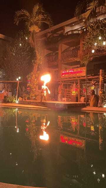 Borocay: Fire Dancing Show at Red Coconut Beach Hotel - Your Ticket Includes Entrance and ₱150 Credit, Not the Whole Feast