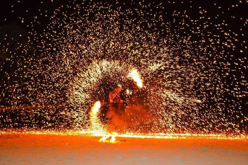 Borocay: Fire Dancing Show at Red Coconut Beach Hotel - How the Night Flows, Credit, Ordering, and Seating