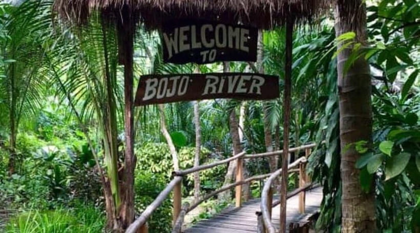 Cebu: Mantayupan Falls, Hermit's Cove & Bojo River Eco Tour - Mantayupan Falls at 98 meters: jungle walk, then a real swim reward