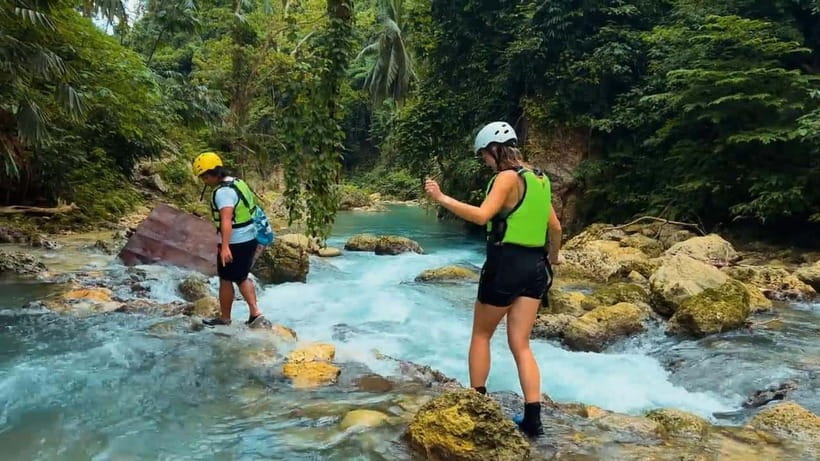 Cebu Oslob Whale Shark Swimming & Kawasan Falls Canyoneering - Kawasan Falls canyoneering: active, structured, and gear-first