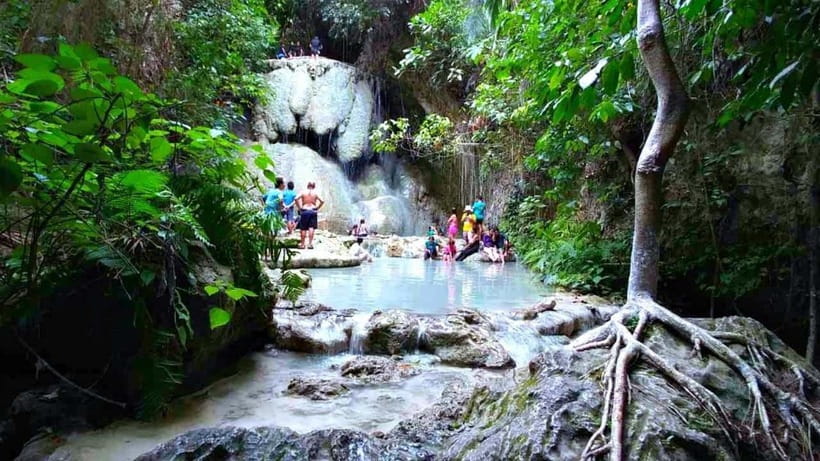 Cebu South Falls: Mantayupan, Kawasan, Inambakan & Aguinid - Inambakan Falls: Multi-Tier Water and Upper-Tier Exploring