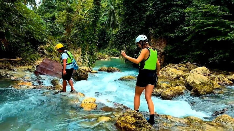 Cebu South Falls: Mantayupan, Kawasan, Inambakan & Aguinid - Mantayupan Falls: Two-Tier Photos and a Guide-Assisted Climb