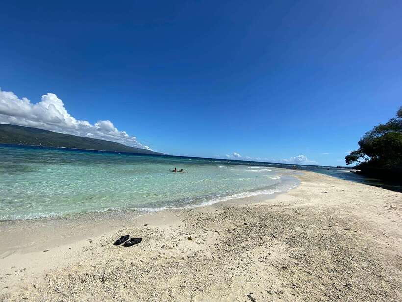 Cebu: Whaleshark Encounter, Sumilon Sandbar & Tumalog Falls - Sumilon Island sandbar snorkeling: the paradise portion