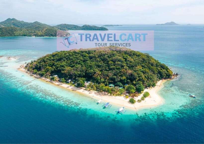 Coron Island Escapade Boat Tour with Lunch - Malcapuya Island: powdery sand, lunch break, and a long stretch of rest