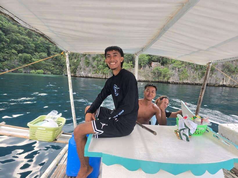 Coron: Pukaway Underground Cave Cenote & Island Hopping Tour - From Lualhati Park to Coron by speedboat