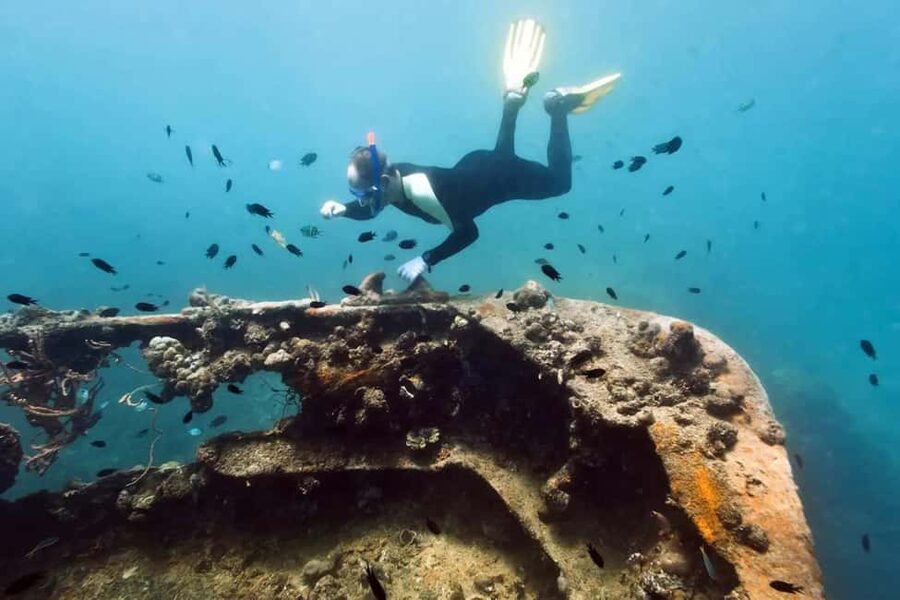 Coron: Reefs and Wrecks Tour with Snorkeling Equipment - Lusong Gunboat: learning WWII as you swim above it