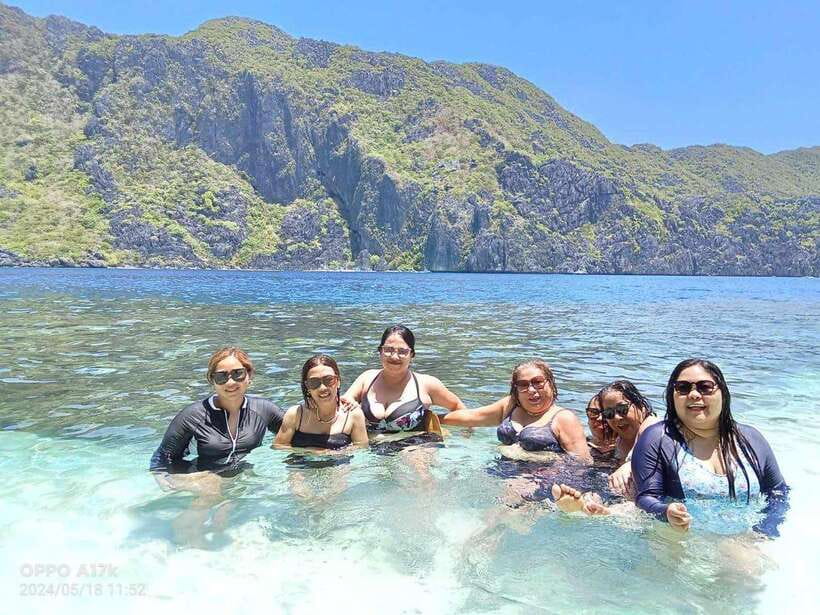 EL NIDO: Private Island Hopping Tour C w/BUFFET LUNCH - Talisay Beach: Scenic Cruising and a Quick Hit of Water Time