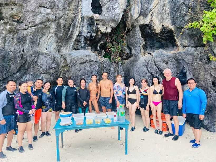 EL NIDO: Private Island Hopping Tour C w/BUFFET LUNCH - Hidden Beach: The Swim-Through Entrance That Makes It Feel Private