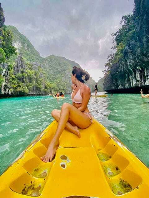 El Nido Private Tour: Adventure with Highlights from A & C - Secret Lagoon and Hidden Beach: narrow passages and calmer swimming