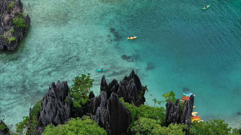 El Nido: Private Tour B with Snake Island and Caves - Entalula Beach: the relaxation slot with practical snorkeling time