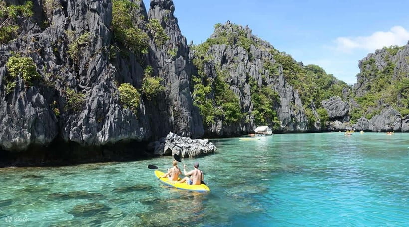 El Nido Tour A (shared tour) - Big Lagoon: where the rock shapes make the water feel curated by nature