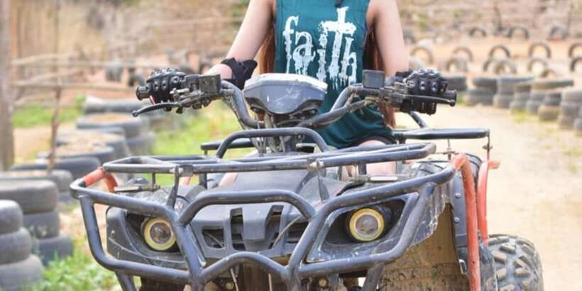 From Boracay: Mainland Off-Road ATV and Zipline Experience - Kawa hot bath photo stop: the Instagram angle is the point