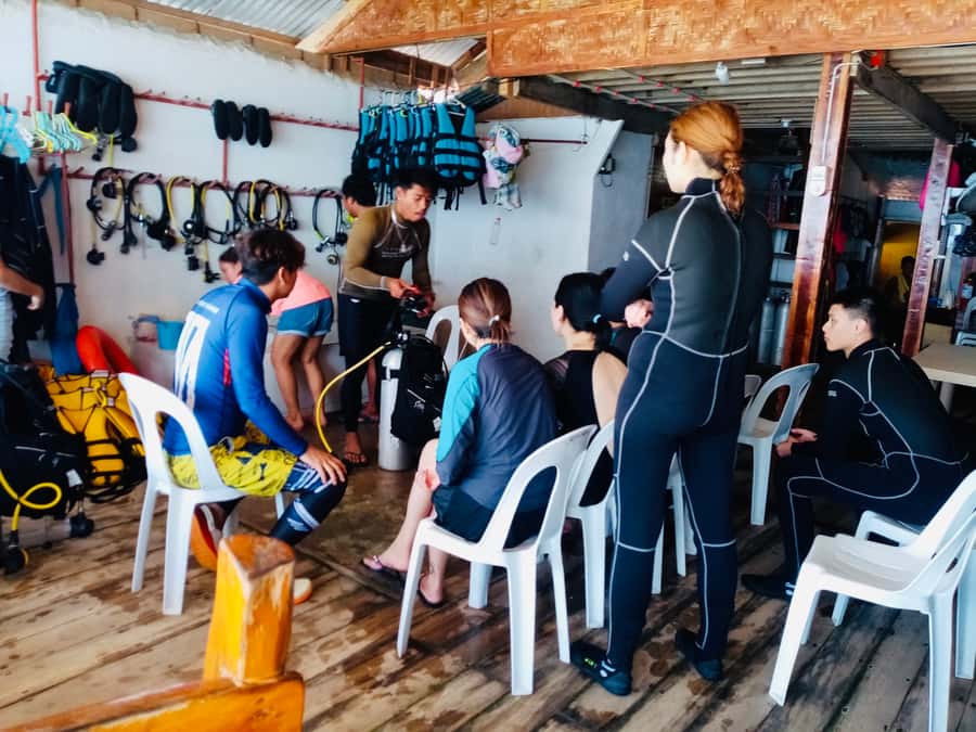 From Cebu City: Scuba Diving with Whale Sharks Trip in Oslob - What happens when you reach the whale shark area