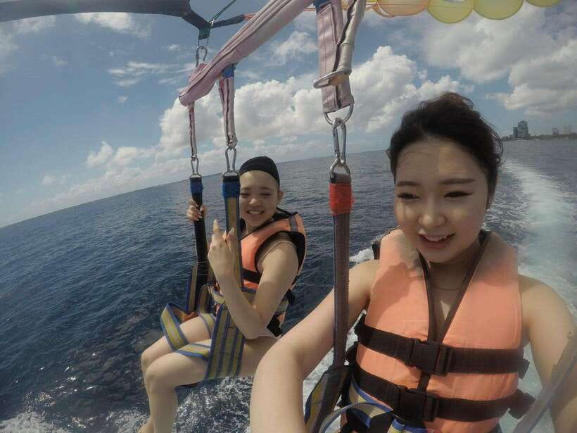 From Cebu: Mactan Island 3 Watersport Activities Tour - Parasailing from 150 to 300 feet for about 15 minutes