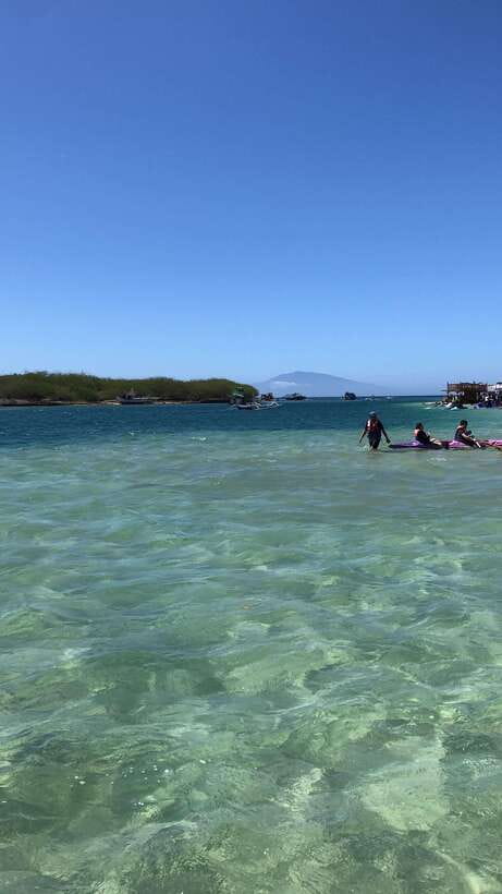 From Manila: Little Boracay Beach w/ Floating Bamboo Cottage - Burot Beach and the Starfish Sanctuary snorkeling swim