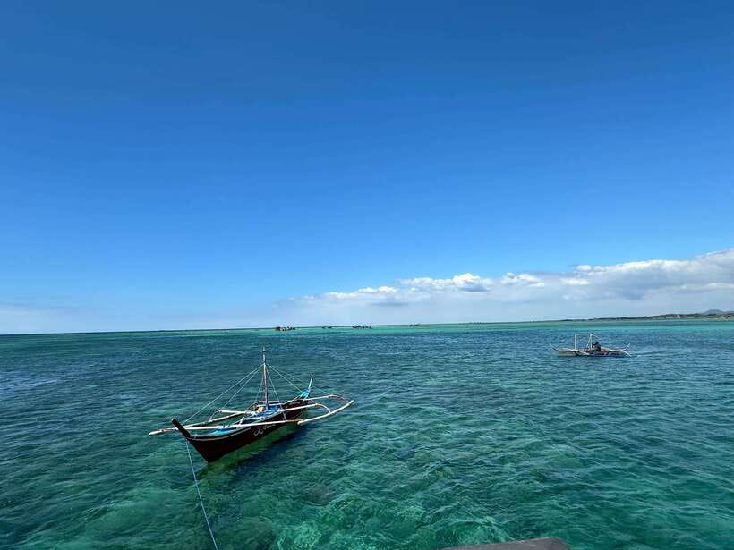 From Manila: Little Boracay Beach w/ Floating Bamboo Cottage - Early drive, coffee stop, and Tagaytay Ridge views of Taal
