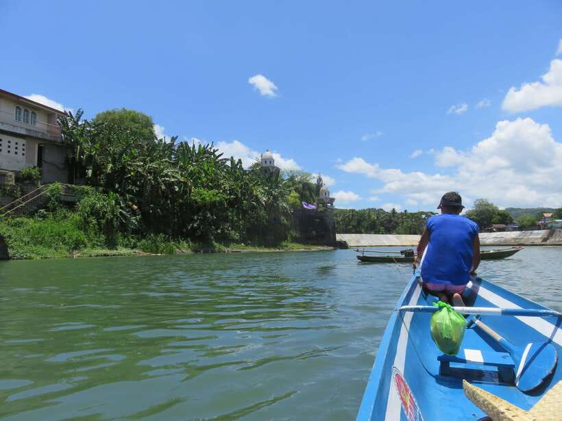 From Manila: Pagsanjan Falls Day Tour - Bamboo raft under Pagsanjan Falls and the misty Devil’s Cave moment