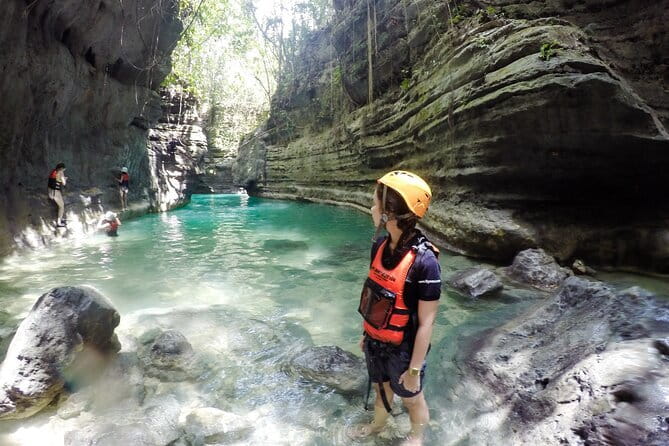 Kawasan Falls Canyoneering Tour from Moalboal - Start in Moalboal, gear up in Badian