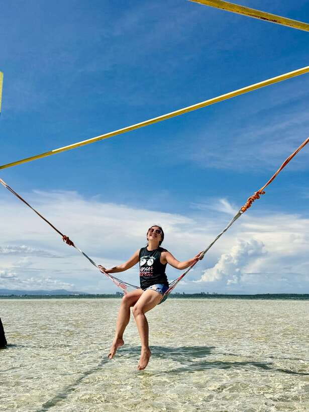 Mactan Island Hopping Gilutungan, Caohagan, Nalusuan + Lunch - Boat ride realities: the scenery is great, but comfort varies