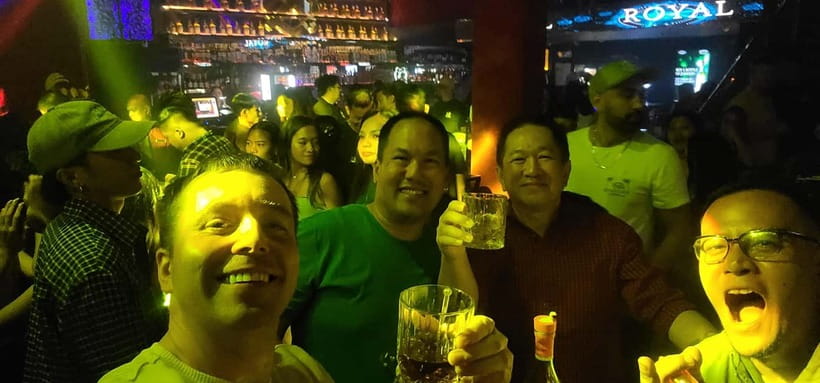 Makati Nightlife: VIP Access to Clubs, Rooftops & Go-Go Bars - The Filling Station photo stop: neon, milkshakes, and a quick reset