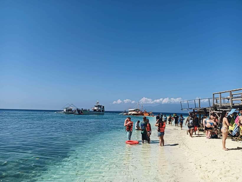 Oslob: Whaleshark Watching, Sumilon Island & Monkey Viewing - Sumilon Island Sandbar and Fish Sanctuary Time