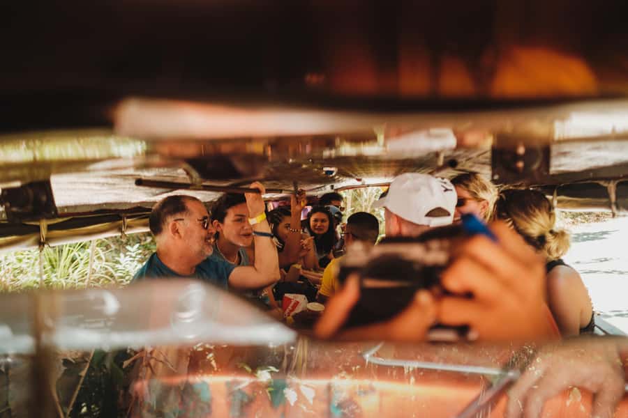 Riverside Jungle Trip & Sunset Boat Party by Haqqy Life - Boodle-fight lunch on banana leaves, plus local spirit tasting
