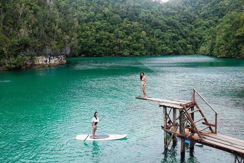 Siargao Tour B (shared tour) - Sugba Lagoon: emerald water time and the human drone moment