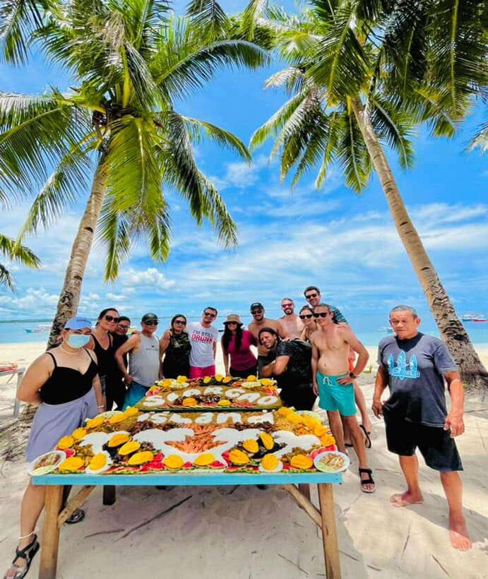 Siargao Tri-Island with Drone & Mermaid Tail - Daku Island: the long stop, the lunch, and the best downtime